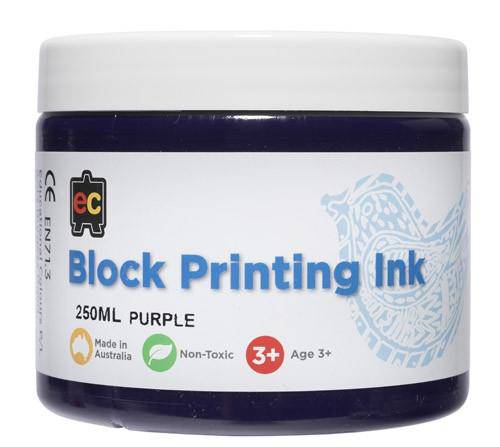 Educational Colours Block Printing Inks 250ml - Image 8