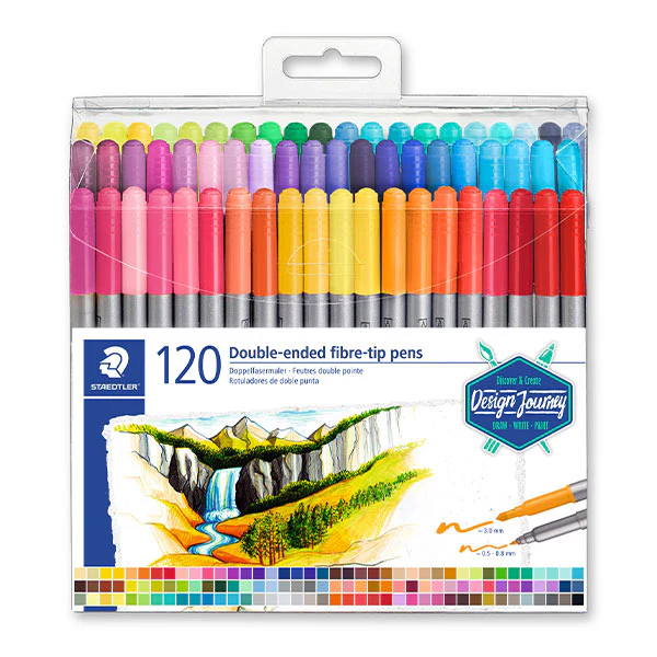 STAEDTLER Double Ended Fibre-Tip Pen Sets - Image 3