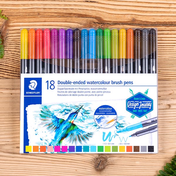STAEDTLER Double Ended Watercolour Brush Pen Sets - Image 4