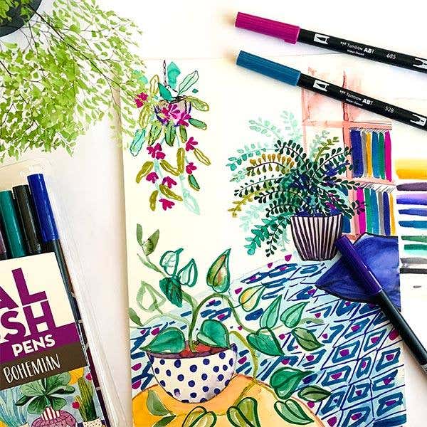 Tombow Dual Brush Pen Sets of 10 - Image 14